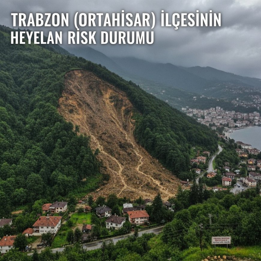 Trabzon (Ortahisar) İlçesinin heyelan risk durumu